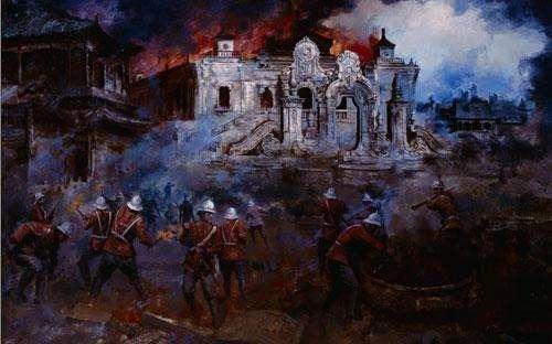 英法联军为什么不烧毁紫禁城，而是圆明园？